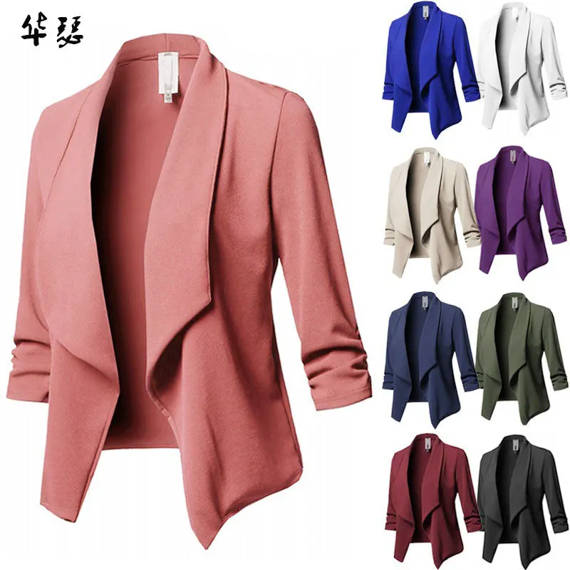 2019 Hot Selling Slim Fit Long-Sleeve Pleated Solid Color Versatile Small Suit Jacket 10-Color 8 Yards
2019 Hot Selling Slim Fit Long-Sleeve Pleated Solid Color Versatile Small Suit Jacket 10-Color 8 Yards