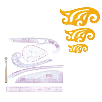 10Pcs/Set Sewing Ruler Tool Set Curve Pattern Drawing Ruler for Designers Pattern Maker and Tailors
10Pcs/Set Sewing Ruler Tool Set Curve Pattern Drawing Ruler for Designers Pattern Maker and Tailors