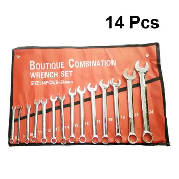 WINOMO 14pcs/Set Dual Heads Ratchet Wrench Combination Dicephalous Wrenches Spanners Set For Screw Home Machine Repairing
WINOMO 14pcs/Set Dual Heads Ratchet Wrench Combination Dicephalous Wrenches Spanners Set For Screw Home Machine Repairing
