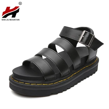 NAN JIU MOUNTAIN 2021 Women's Sandals Summer Genuine Leather Mid Heel Outdoor Solid Color Women's Shoes Fashionable Roman Style
NAN JIU MOUNTAIN 2021 Women's Sandals Summer Genuine Leather Mid Heel Outdoor Solid Color Women's Shoes Fashionable Roman Style