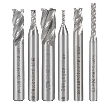 uxcell HSS-AL 4 Flute Straight End Mill Cutter CNC Router Bits High Speed Steel to Cast Iron Titanium Aluminum etc. 13 sizes
uxcell HSS-AL 4 Flute Straight End Mill Cutter CNC Router Bits High Speed Steel to Cast Iron Titanium Aluminum etc. 13 sizes