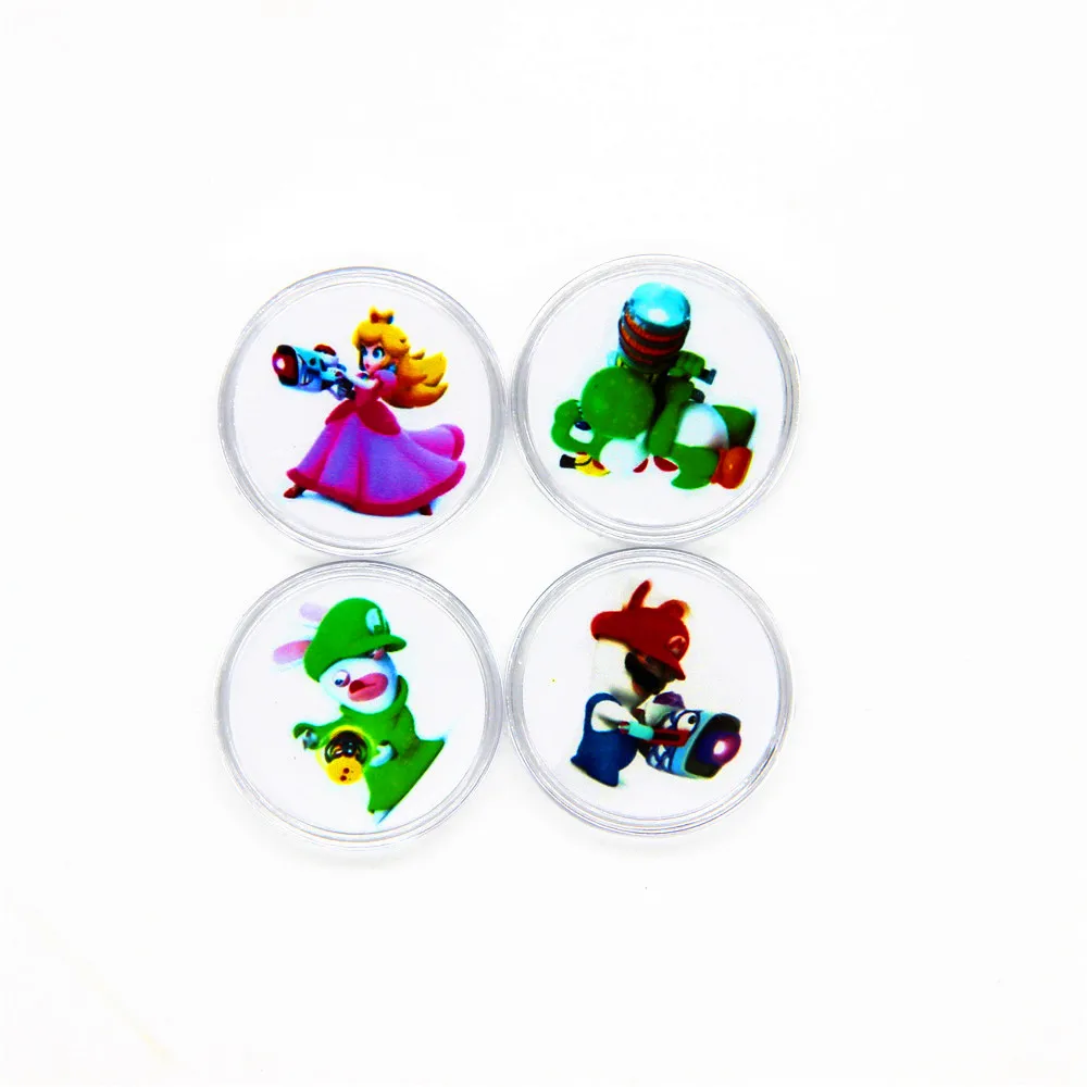 4Pcs/Set Mario Rabbides Kingdom Battle circular Readable Game Card NFC Coin Card OF Amiibo Collection Tag
4Pcs/Set Mario Rabbides Kingdom Battle circular Readable Game Card NFC Coin Card OF Amiibo Collection Tag