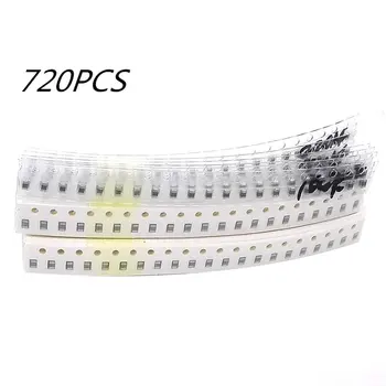 720Pcs 0603 SMD Capacitor Assorted Kit 36 Values 1pF-10uF Samples Kit Electronic DIY Kit Capacitor Ceramic Chip Capacitors
720Pcs 0603 SMD Capacitor Assorted Kit 36 Values 1pF-10uF Samples Kit Electronic DIY Kit Capacitor Ceramic Chip Capacitors
