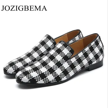 Men Driving Loafers Breathable Lightweight Weaving Plaid Shoes Casual Comfortable Shoes Summer Fashion Soft Shoes
Men Driving Loafers Breathable Lightweight Weaving Plaid Shoes Casual Comfortable Shoes Summer Fashion Soft Shoes