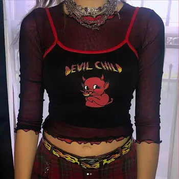 Meihuida Women Devil Print Crop Top Sexy Ladies Sleeveless Stretchy Skinny Vest Short T-Shirt Cami Night Club Wear Black White
Meihuida Women Devil Print Crop Top Sexy Ladies Sleeveless Stretchy Skinny Vest Short T-Shirt Cami Night Club Wear Black White