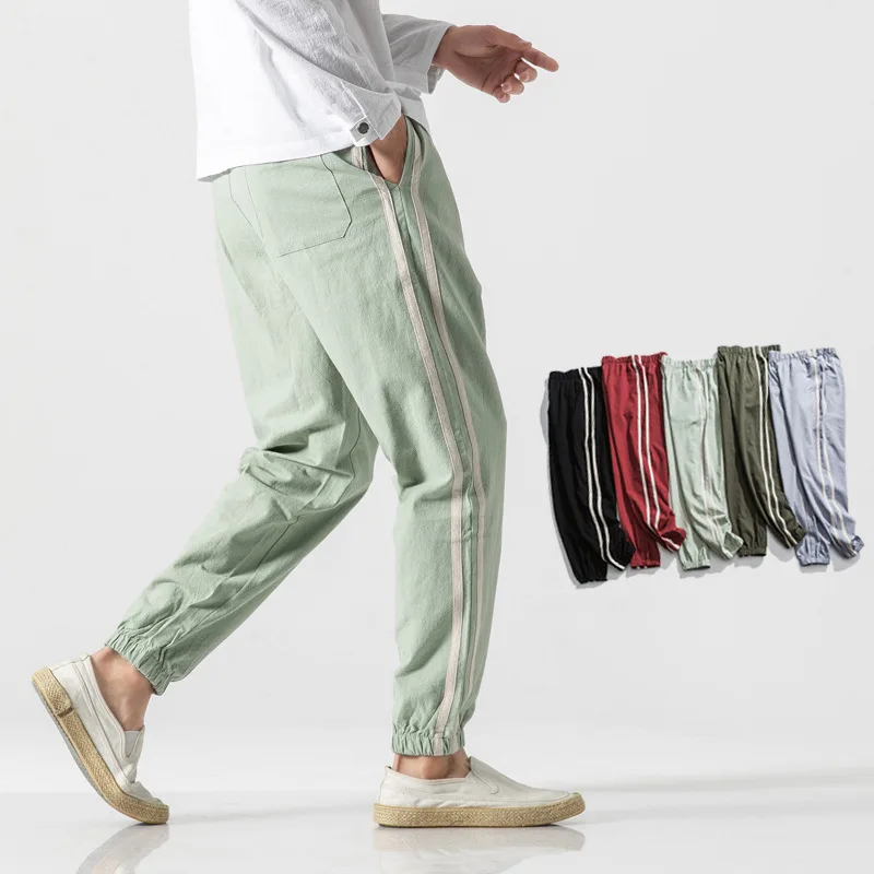2019 New Style Autumn Cotton Linen Versatile Japanese-style Stripes Versatile Closing with Drawstring Loose-Fit Harem Skinny Pan
2019 New Style Autumn Cotton Linen Versatile Japanese-style Stripes Versatile Closing with Drawstring Loose-Fit Harem Skinny Pan