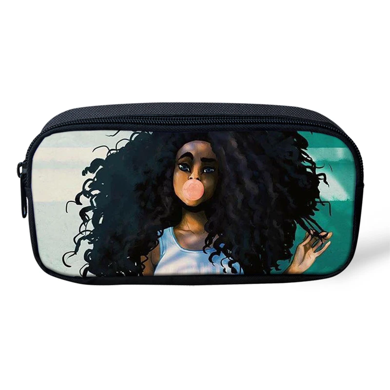 HaoYun Black Afro African Girls Pattern Make Up Bag Women Cosmetic Bag Student Pencil Case Children Kid School Stationery Box 
HaoYun Black Afro African Girls Pattern Make Up Bag Women Cosmetic Bag Student Pencil Case Children Kid School Stationery Box