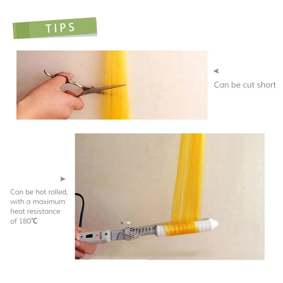 TALESHE Long Straight Clip in One Piece Hair Extensions 20 Inch 50cm Synthetic Fake Hair for Women Girls Rainbow Color Pink