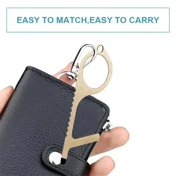 1-10pcs Handmade Door Opener Key Chain NO TOUCH Door Handle Artifact Keychain Avoid Touching Key Buckle Clean Key New Hot
1-10pcs Handmade Door Opener Key Chain NO TOUCH Door Handle Artifact Keychain Avoid Touching Key Buckle Clean Key New Hot