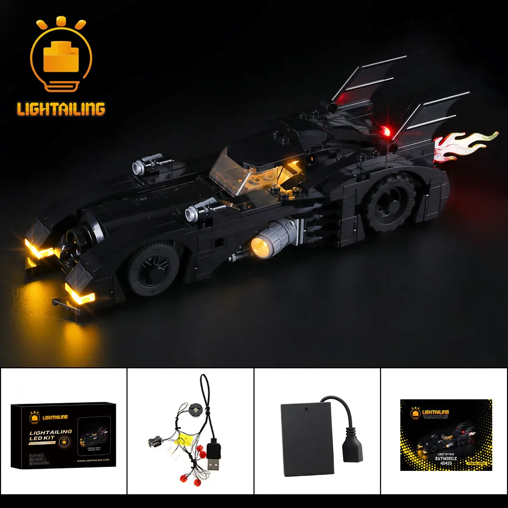 LIGHTAILING LED Light Kit For 40433 1989 Batmobile Limited Edition ToysBuilding Blocks Lighting Set
LIGHTAILING LED Light Kit For 40433 1989 Batmobile Limited Edition ToysBuilding Blocks Lighting Set
