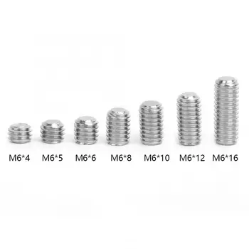 212pcs 304 Stainless Steel Grub Screw M6 Hex Socket Flat Point Set Screw with Hex Wrench assortment kit tornillos
212pcs 304 Stainless Steel Grub Screw M6 Hex Socket Flat Point Set Screw with Hex Wrench assortment kit tornillos