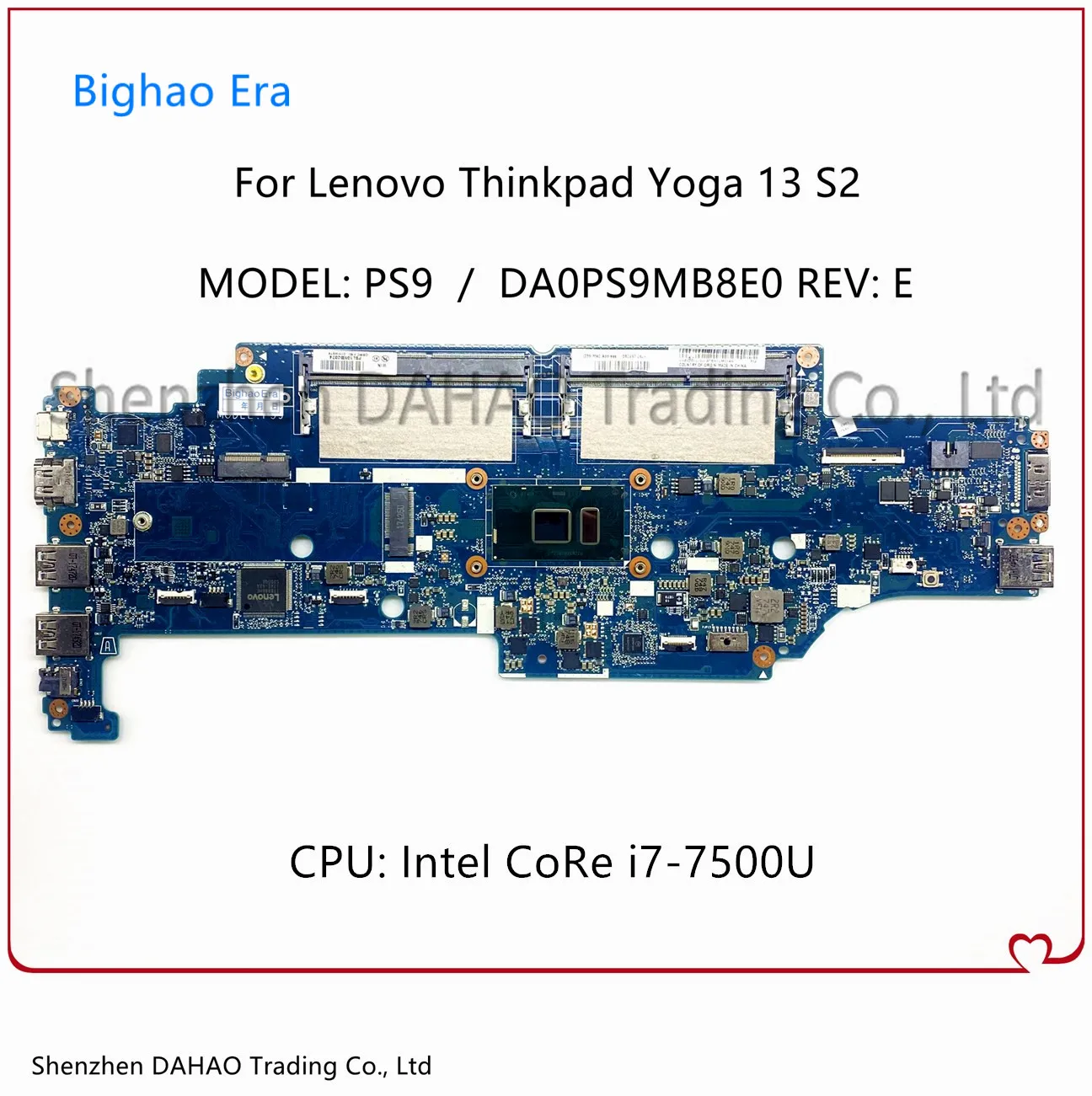 Материнская плата DA0PS9MB8E0 для ноутбуков Lenovo Thinkpad Yoga 13 Gen 2 S2 со стандартным DDR4 01YT020