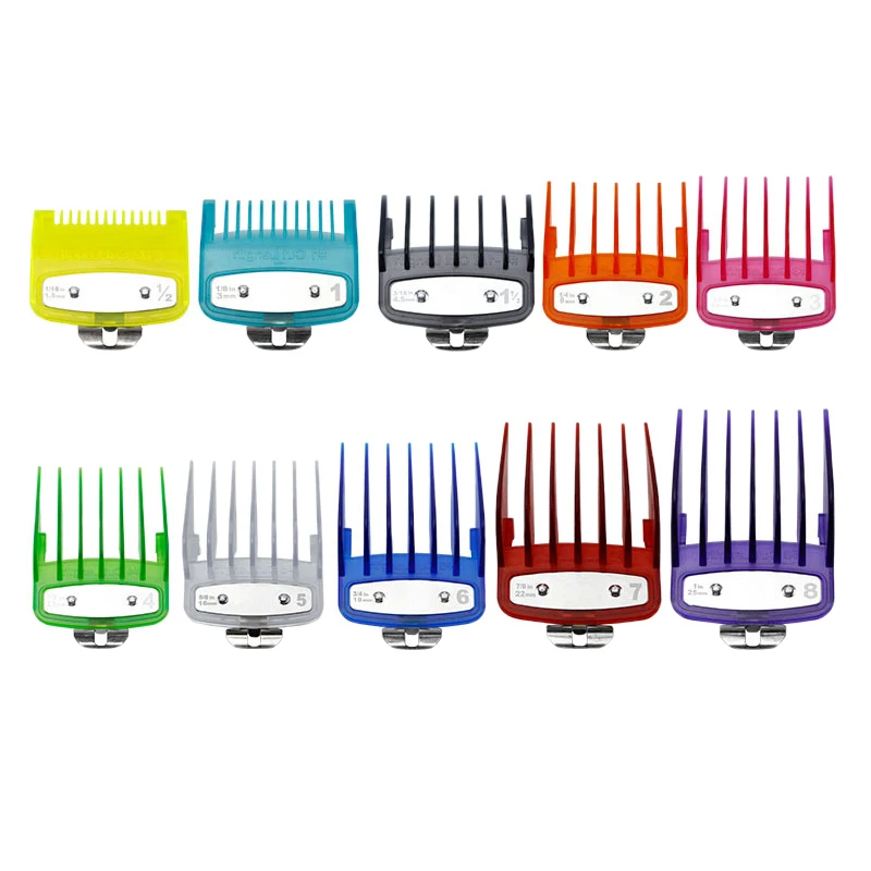1Set/10Pcs Colorful Clipper Guide Combs Replacement Guards Set Fits for Most All Full Size for Wahl Hair Clippers
1Set/10Pcs Colorful Clipper Guide Combs Replacement Guards Set Fits for Most All Full Size for Wahl Hair Clippers
