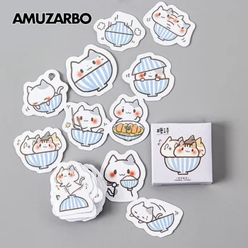 Cute Cartoon Animals A Bowl Of Cat Stickers Diary Album Scrapbooking Decorative Stickers Kids Gift Stationery Sealing Stickers
Cute Cartoon Animals A Bowl Of Cat Stickers Diary Album Scrapbooking Decorative Stickers Kids Gift Stationery Sealing Stickers