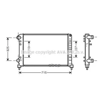 

Radiator cooling Fiat Doblo Ava art. fta2262