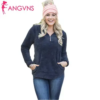 Women Casual Solid Color Short Plush Zipper design Zipper Pullover Slim Autumn, Winter Fashion Sweatshirt
Women Casual Solid Color Short Plush Zipper design Zipper Pullover Slim Autumn, Winter Fashion Sweatshirt