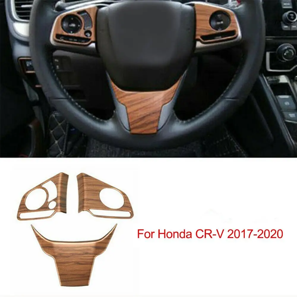 3PCS Fit for Honda for CR-V CRV 2017-2020 Peach Wood Grain Steering Wheel Decor Cover Trim peach wood ,steering wheel
3PCS Fit for Honda for CR-V CRV 2017-2020 Peach Wood Grain Steering Wheel Decor Cover Trim peach wood ,steering wheel