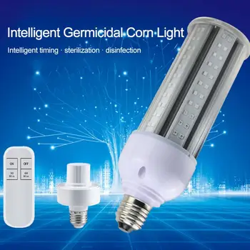 Portable Led corn lamp sterilization UV ultraviolet disinfection lamp E27 18W / 30W remote control ozone sterilization lamp
Portable Led corn lamp sterilization UV ultraviolet disinfection lamp E27 18W / 30W remote control ozone sterilization lamp