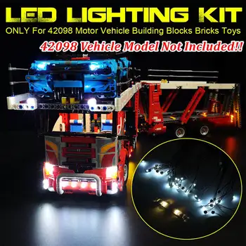 USB LED Light Up Kit Technic for 42098 Car Transporter Vehicle Blocks Toy Bricks (Model Not Included) with Battery Box
USB LED Light Up Kit Technic for 42098 Car Transporter Vehicle Blocks Toy Bricks (Model Not Included) with Battery Box