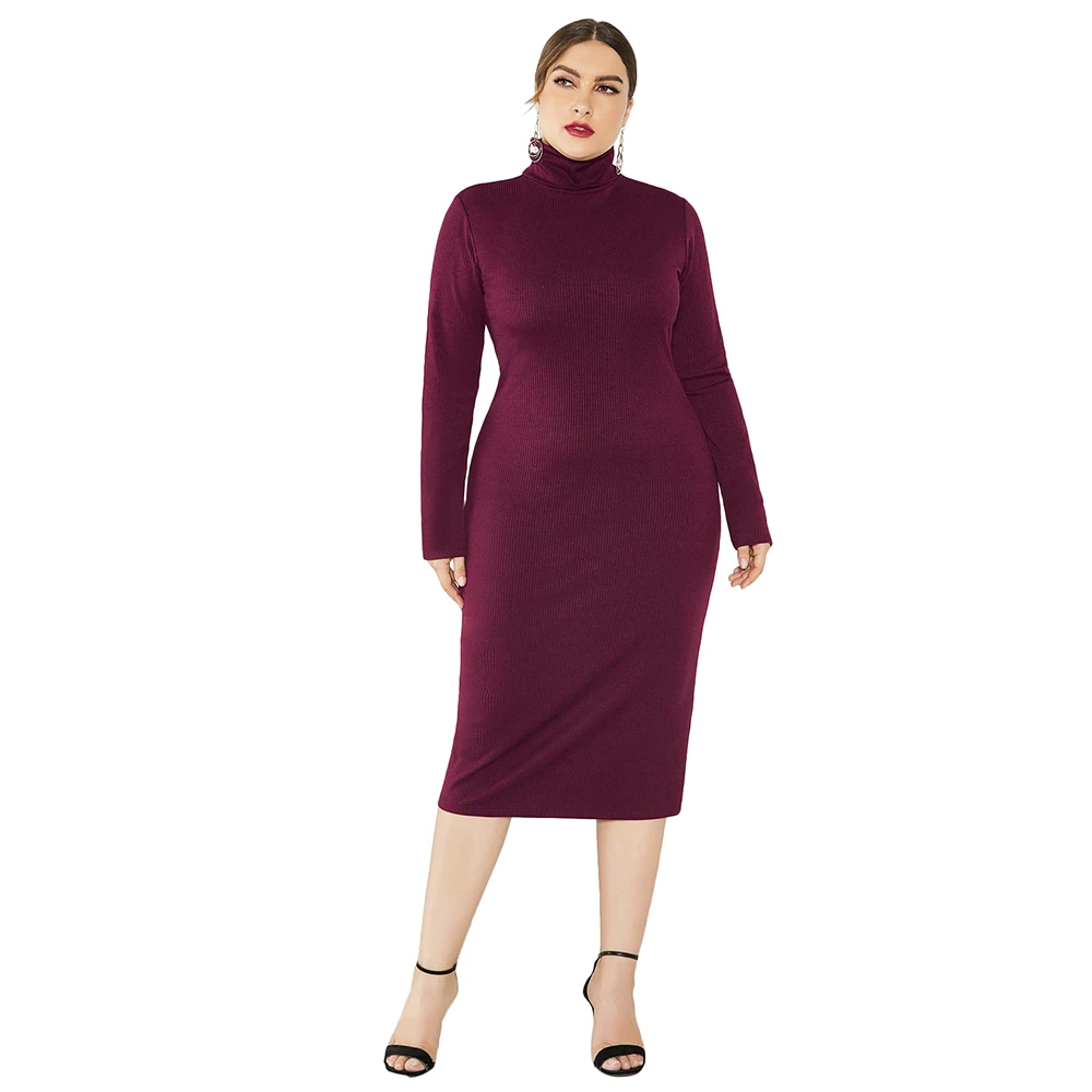 Vestido punto talla grande Clearance