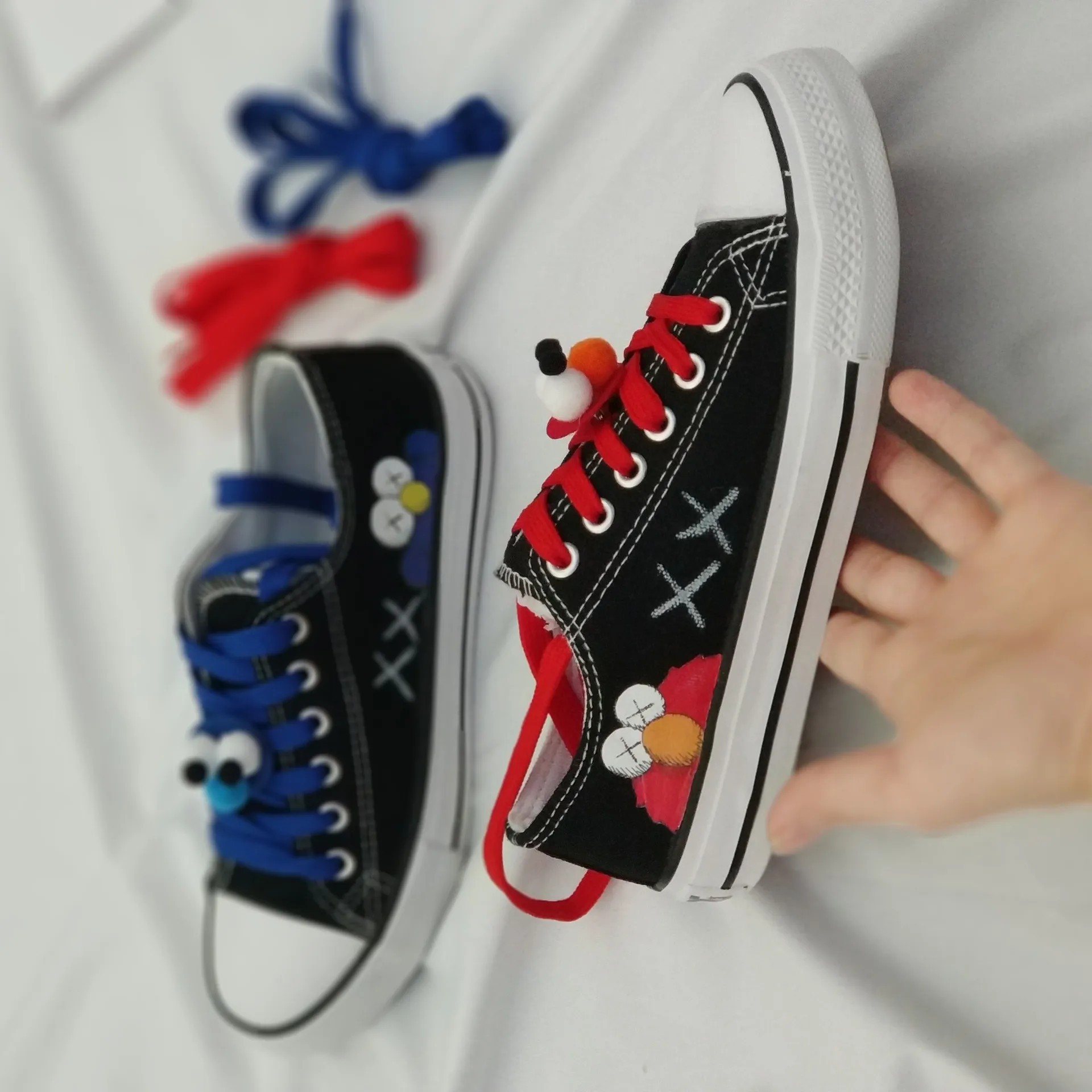 Shoes 2019 Autumn New Style Korean-style Students Mixed Colors Lace-up Low Top with Big Eye Cartoon Sesame Street Canvas Shoes W
Shoes 2019 Autumn New Style Korean-style Students Mixed Colors Lace-up Low Top with Big Eye Cartoon Sesame Street Canvas Shoes W