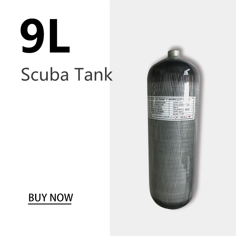 

AC1090 9L CE Pcp Air Tank Scuba Diving Tank 30Mpa 4500psi Carbon Fiber Cylinder for Pcp Air Rifle airforce Condor Acecare