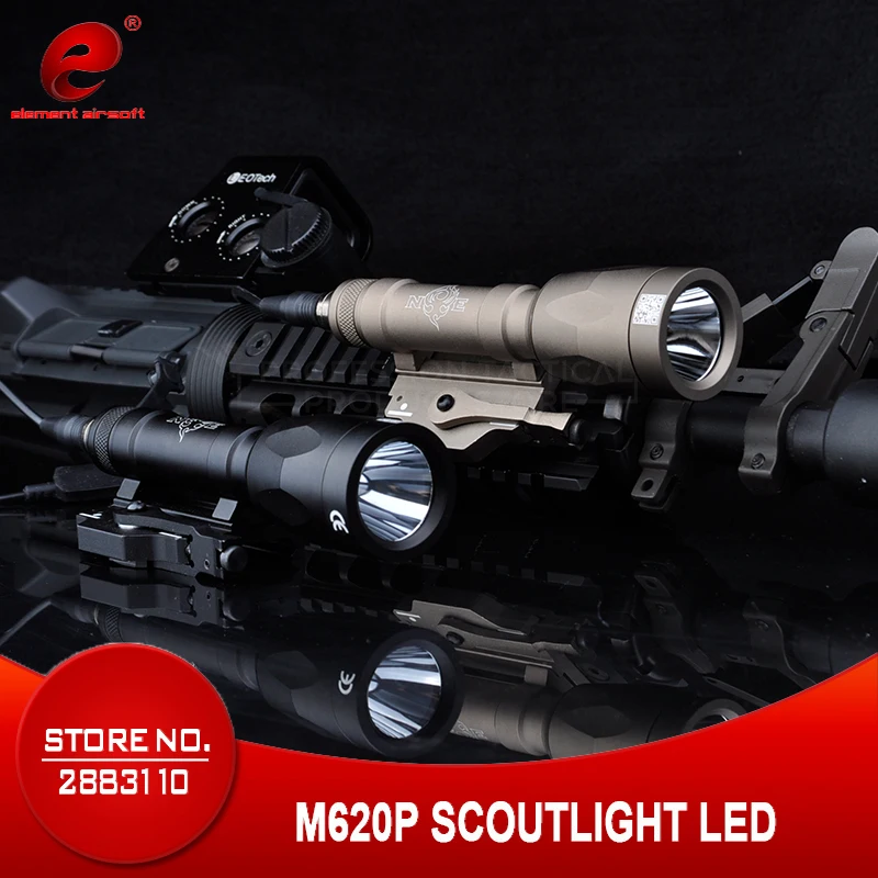 Element M620P Scout Light LED Weapon light Full Version Night Evolution Flashilight handheld Spotlight EX363
Element M620P Scout Light LED Weapon light Full Version Night Evolution Flashilight handheld Spotlight EX363