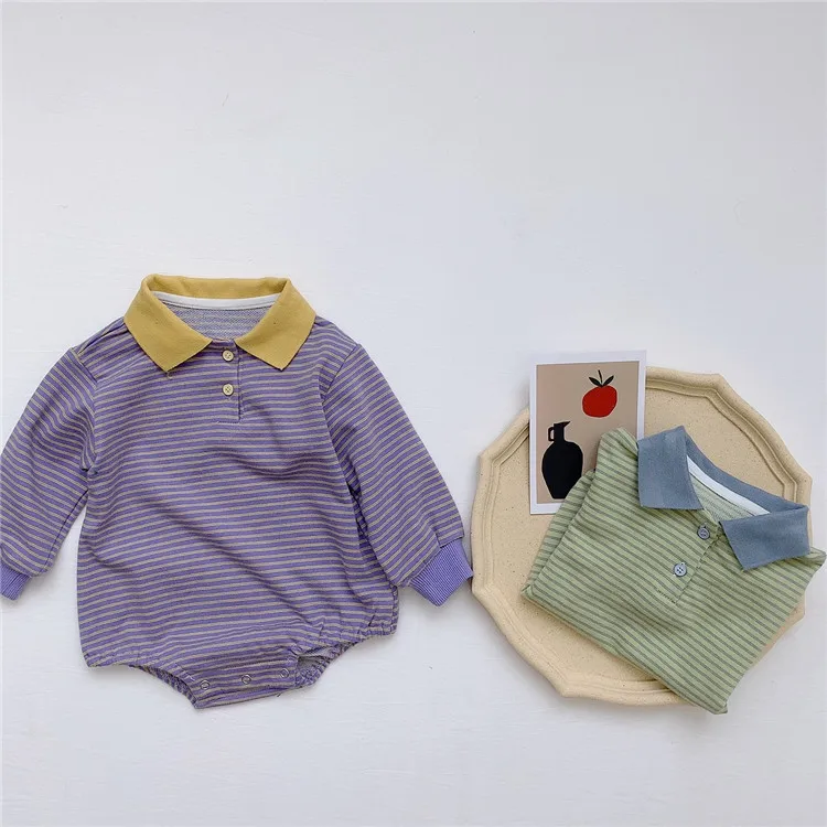 Baby Bodysuit 2020 New Autumn Kids Clothes with Lovely Stripes Pure Cotton Two-piece Climbing Suit Baby Girl Clothes 
Baby Bodysuit 2020 New Autumn Kids Clothes with Lovely Stripes Pure Cotton Two-piece Climbing Suit Baby Girl Clothes