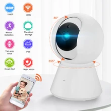 Moniteur bébé 1080P sécurité à domicile caméra IP sans fil moniteur à domicile WiFi caméra de sécurité détection Vision nocturne son mouvement 2 voies(China)