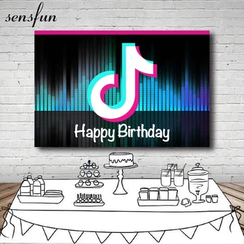 Hot Sale Musical Symbol Tok Tik Background Beating Audio Frequency Happy Birthday Party Photography Backdrop Photo Studio Banner
Hot Sale Musical Symbol Tok Tik Background Beating Audio Frequency Happy Birthday Party Photography Backdrop Photo Studio Banner