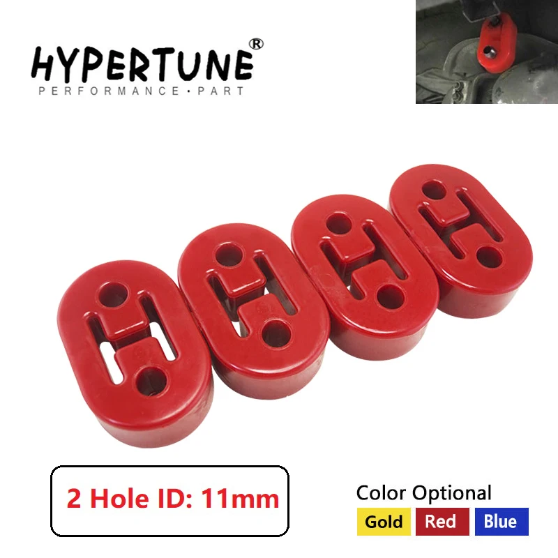 

Hypertune - Polyurethane Exhaust/Muffler SHORT HANGERS 4pcs/lot universal Muffler Hangers Red or Blue HT8952