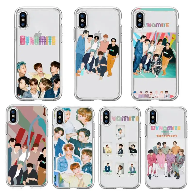 kpop group new song 'Dynamite' Phone Case Transparent soft For iphone 5 5s 5c se 6 6s 7 8 11 12 plus mini x xs xr pro max
kpop group new song 'Dynamite' Phone Case Transparent soft For iphone 5 5s 5c se 6 6s 7 8 11 12 plus mini x xs xr pro max