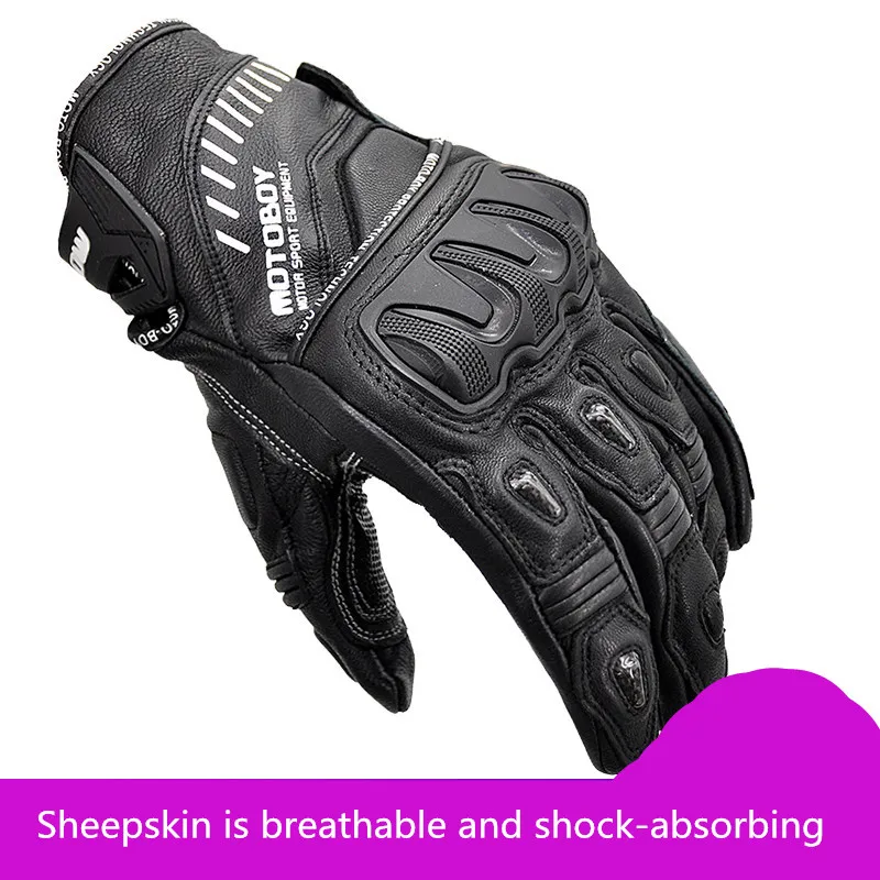 MOTOBOY sheepskin motorcycle gloves off-road anti-drop gloves for four seasons racing NO.98
MOTOBOY sheepskin motorcycle gloves off-road anti-drop gloves for four seasons racing NO.98