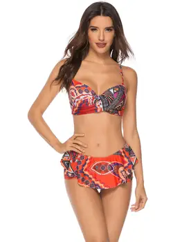 2019 cross-border exclusive explosive lotus leaf edge plain high waist fresh split swimsuit in European and American markets
2019 cross-border exclusive explosive lotus leaf edge plain high waist fresh split swimsuit in European and American markets