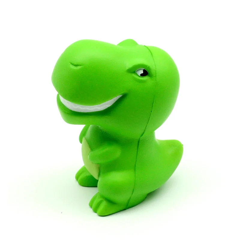 

Kawaii Jumbo Green Cartoon Dinosaur Squishy Slow Rising Squeeze Toys PU Simulation Stress Relief Vent Toy for Kids Adult 10*7 CM