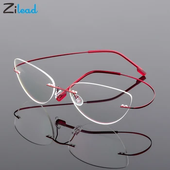 Zilead Cat Eye Style Foldable Ultra-Light Memory Titanium Alloy Rimless Spectacles Fashion Metal Frame Men Women Eyewear
Zilead Cat Eye Style Foldable Ultra-Light Memory Titanium Alloy Rimless Spectacles Fashion Metal Frame Men Women Eyewear