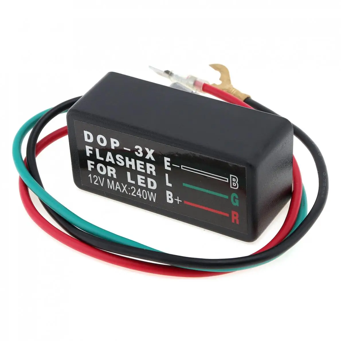 DC 12V Waterproof LED Turn Signal Light Flasher Blinker Relay Flash Strobe Controller Flasher Module for Car /Motorcycle / ATV
DC 12V Waterproof LED Turn Signal Light Flasher Blinker Relay Flash Strobe Controller Flasher Module for Car /Motorcycle / ATV