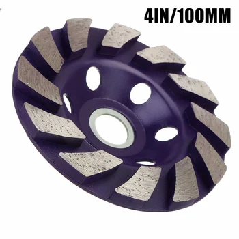 100mm Diamond Grit Dry Electric Grinding Cup Wheel Concrete Brick Block Granite Hand And Power Tool Accessories
100mm Diamond Grit Dry Electric Grinding Cup Wheel Concrete Brick Block Granite Hand And Power Tool Accessories
