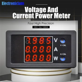 100V 10A 1000W Voltage Current Power Meter Watt Meter LED Digital Display Red Voltmeter Ammeter Wattmeter Electronic Detector
100V 10A 1000W Voltage Current Power Meter Watt Meter LED Digital Display Red Voltmeter Ammeter Wattmeter Electronic Detector