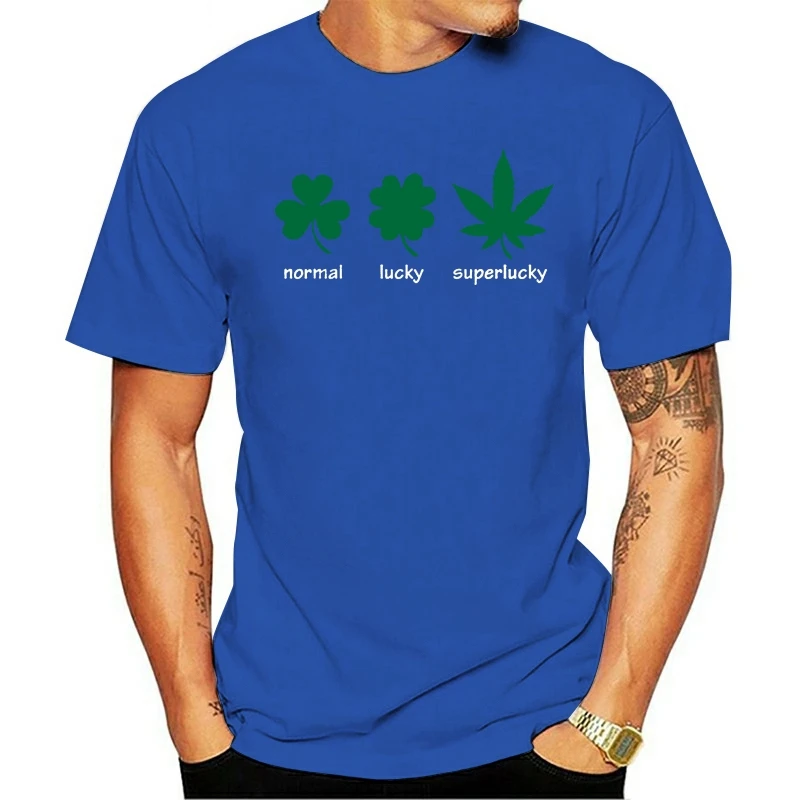 2020 Leisure Fashion 100% Cotton O-neck T-shirt Men Funny Normal Lucky Superlucky Smoke Weed Women
2020 Leisure Fashion 100% Cotton O-neck T-shirt Men Funny Normal Lucky Superlucky Smoke Weed Women