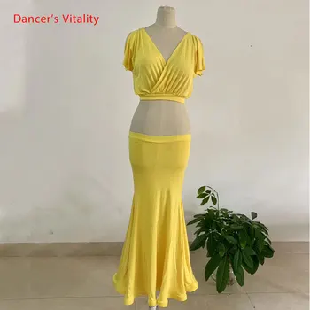 2pcs/set New Belly Dance Practice Clothes Sexy Skirts Women Short Sleeve Bellydance Top Adult Trajes Bellydance
2pcs/set New Belly Dance Practice Clothes Sexy Skirts Women Short Sleeve Bellydance Top Adult Trajes Bellydance