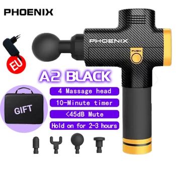 Phoenix A2 Muscle Massage Gun Deep Tissue Massager Therapy Gun Exercising Muscle Pain Relief Weight Loss Expert
Phoenix A2 Muscle Massage Gun Deep Tissue Massager Therapy Gun Exercising Muscle Pain Relief Weight Loss Expert