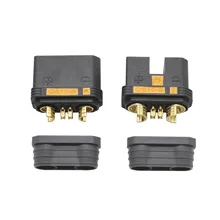 QS10-S Antispark Power Connector Male Female Large Current Plug Copper Gold Plated for DIY Welding Battery Connect
QS10-S Antispark Power Connector Male Female Large Current Plug Copper Gold Plated for DIY Welding Battery Connect