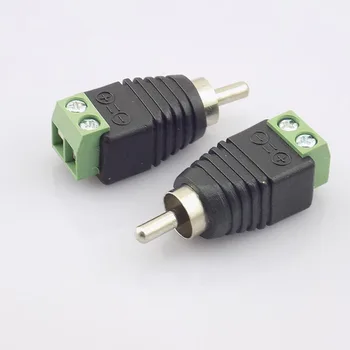 10pcs CCTV Coax Cat5 RCA Male Connector Coax AV Plug Adapter BNC UTP Video Balun Connector RCA Adapter Plug J17
10pcs CCTV Coax Cat5 RCA Male Connector Coax AV Plug Adapter BNC UTP Video Balun Connector RCA Adapter Plug J17