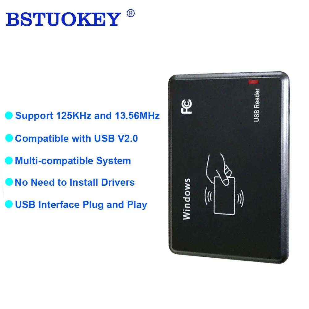 Устройство для считывания смарт-карт 125 кГц 13 56 МГц двухчастотное USB