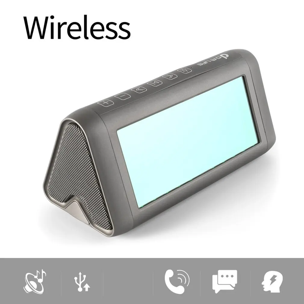 Portable Mirror Speaker Virtual 3D LED Light e Stereo bluetooth Speaker Bass Distortion-Free
Portable Mirror Speaker Virtual 3D LED Light e Stereo bluetooth Speaker Bass Distortion-Free