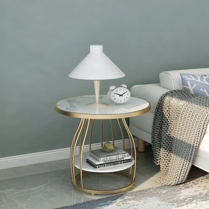 Side a few living room corner a few iron art marble round table simple bedside table balcony light luxury small tea table
Side a few living room corner a few iron art marble round table simple bedside table balcony light luxury small tea table