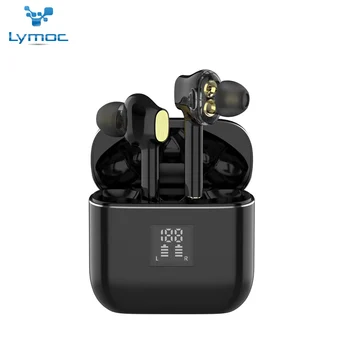 LYMOC Double Dynamic Coil TWS Wireless Headsets V5.0 Bluetooth Earphones Graphene Stereo Speaker Auriculares HD MIC Noise Cancel
LYMOC Double Dynamic Coil TWS Wireless Headsets V5.0 Bluetooth Earphones Graphene Stereo Speaker Auriculares HD MIC Noise Cancel