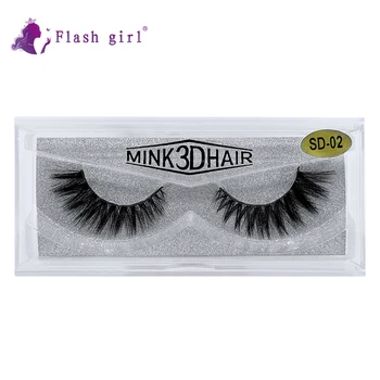Flash Girl Wholesale SD Series 3D Mink Private Logo Eyelashes 1Pair Reusable Extension Lashes Makeup Handmade Eyelashes 
Flash Girl Wholesale SD Series 3D Mink Private Logo Eyelashes 1Pair Reusable Extension Lashes Makeup Handmade Eyelashes