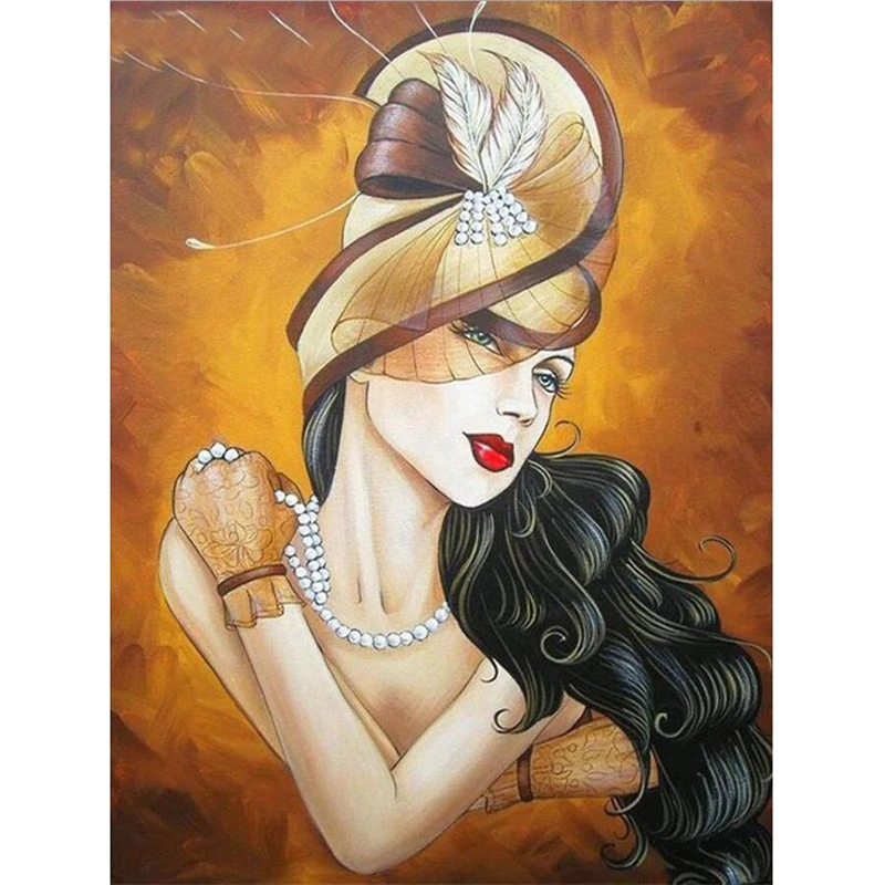 Needlework 5D Diy Diamond Painting Beauty Woman Hat Embroidery Cross Stitch Red Lip Drill Full Square Round RhinestonesZP-4282
Needlework 5D Diy Diamond Painting Beauty Woman Hat Embroidery Cross Stitch Red Lip Drill Full Square Round RhinestonesZP-4282